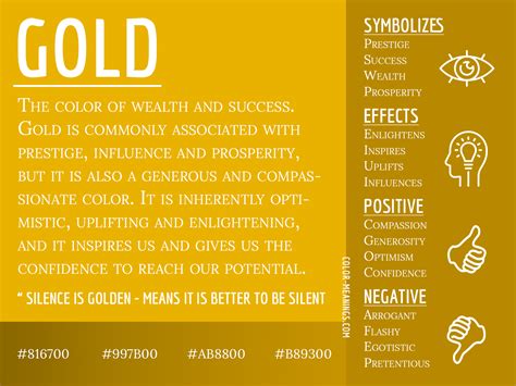 what does gold colour symbolize